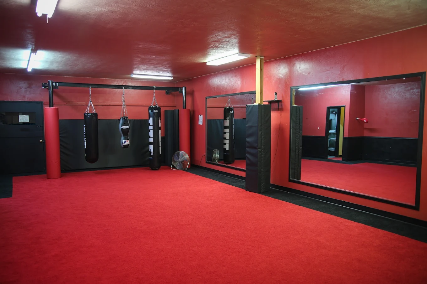 dojo bags mirror wall